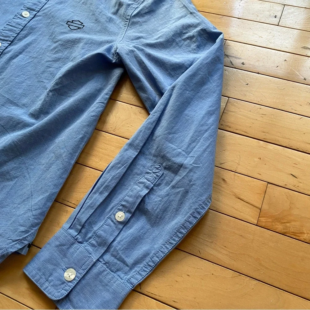 Harley Davidson Logo Button Up Shirt - Picture 5 of 10